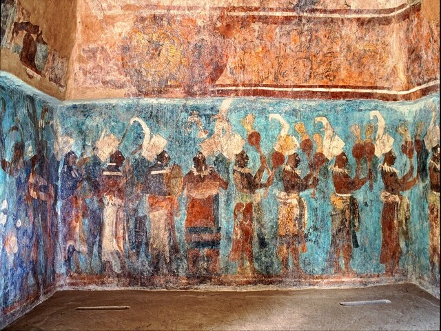 Bonampak mural on the Mayan Train Route