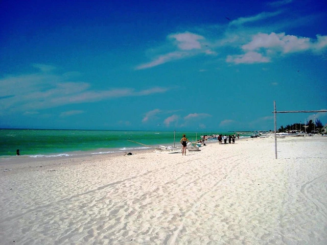 Celestun beach in Yucatan