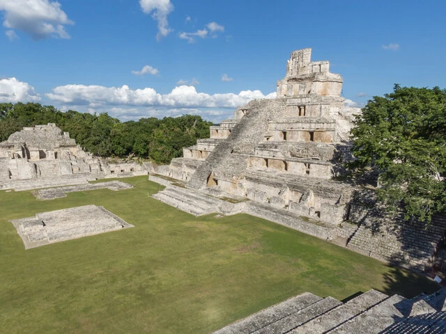 Edzna Archaeological Site in the State of Campeche of the Mayan Train Route of the Mayan Train Route