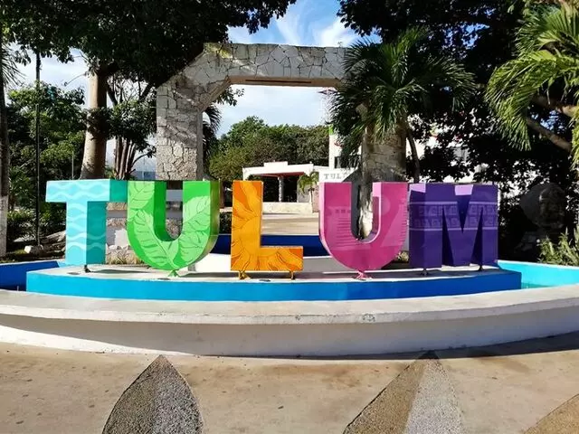 letters color Tulum on the Maya Train