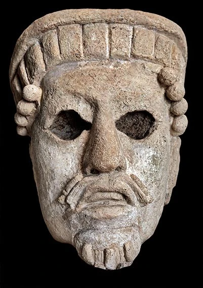 Mask Comalcalco Archaeological Site
