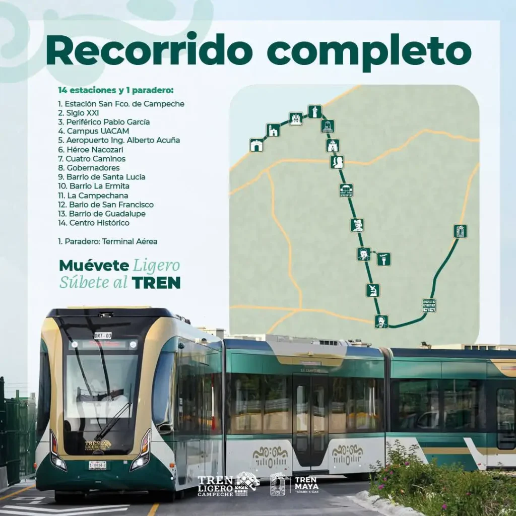 Recorrido Completo Tren Ligero Campeche